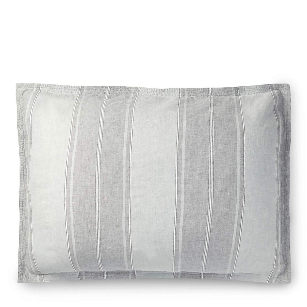 Ralph Lauren Oakview Pillow Sham Pewter Graphite
